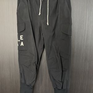 Emporio Armani Re-A Recycled Harem Cargo Pants Mens 48IT Black